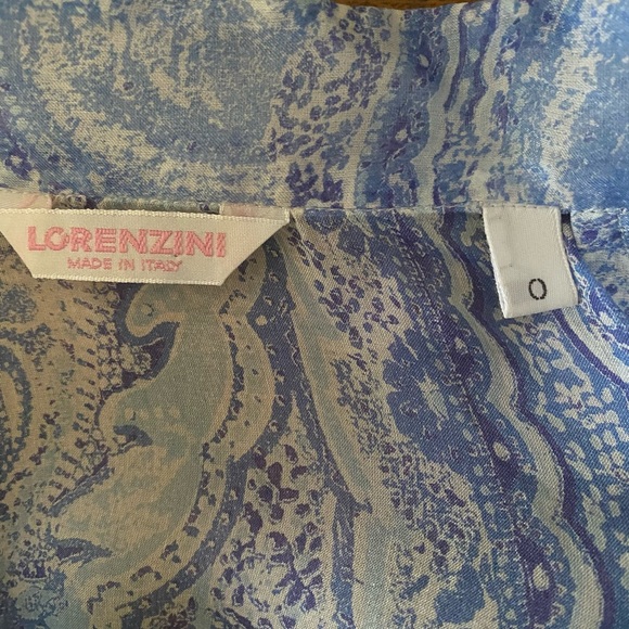 Lorenzini silk blouse size 0 - Picture 8 of 8